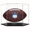 Fußball-Vitrine, Fußball-Display, transparent, Fußball-Hülle, Acryl-Vitrine, Erinnerungsstück-Display-Box für Fußball, mit abnehmbarem Fußballständer