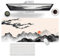 FYting Tappetino Mouse xxl, Tappeto Mouse Anime 900x400, Base Antiscivolo in Gomma Naturale, Impermeabile e Antimacchia, Adatto per PC, MacBook, Laptop(Montagne)