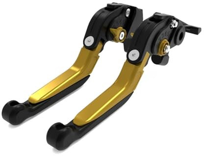 IBNA Kupplungs Bremshebel Set Für Aprilia RX125 RX 125 SX125 2021 2022 2023 Motorrad Bremskupplungshebel Einstellbar Faltbar Ausziehbar Kupplungsbremshebel(3)
