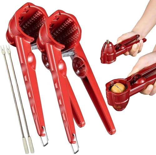 Pelador de Semillas de Girasol, Rompenueces, Pelador de Nueces, Pelador Manual de Semillas de Girasol, Rompenueces, Rompenueces Antisalpicaduras de Nueces (2pcs)