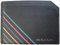 Paul Smith Porte-cartes de crédit en cuir noir 'Sports Stripe', Noir , Taille unique, Contemporain