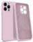 MyGadget Custodia in Silicone compatibile con iPhone 13 Pro [Quadrupla Protezione] - Case Rigido con Fodera in Microfibra - Cover Rosa