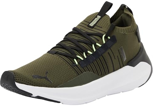 PUMA Softride Symmetry Fuzion LS Unisex Sneaker Schuhe 311482 13 Warm White | Erlebe mit den Puma Softride Symmetry Fuzion LS Unisex Sneakern mühelosen Komfort und Dämpfung für lange Strecken.