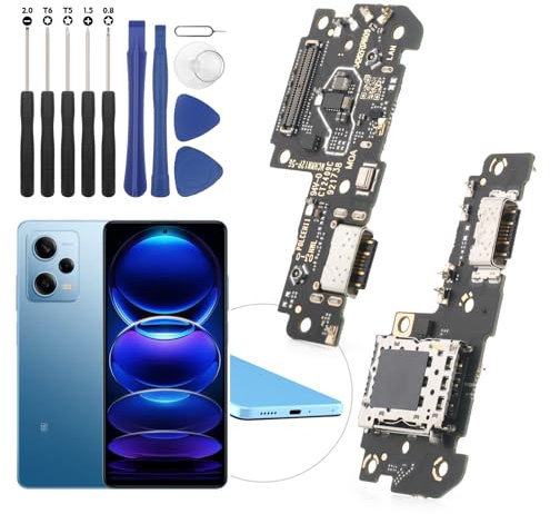 RongZy Ladebuchse Kompatibel mit Xiaomi Redmi Note 12 PRO USB Dock Connector für Xiaomi Redmi Note 12 PRO 5G Flexkabel Ladeport Ladebuchse Ersatz