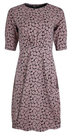 Weird Fish Cassandra Organic Cotton Jersey Swing Dress Tea Rose Size 18