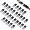 30 Pezzi Connettori Elettrici Rapidi, 12V, 18-22AWG, Connettore Elettrico a 2 Pin, Tipo D connettore elettrico, Morsetti Elettrici, per Auto, Luci LED, Elettrodomestici e Altoparlanti