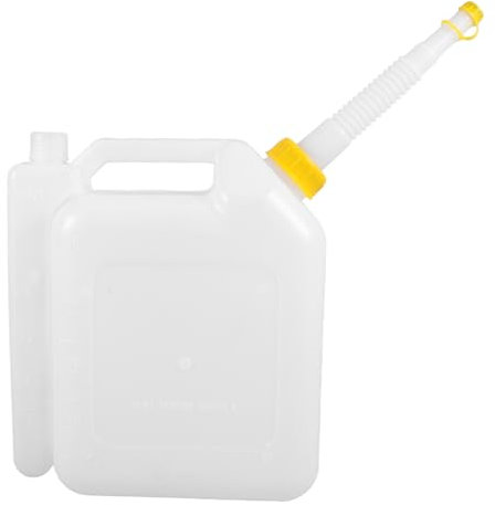 TINEASUR Oil Mixing Bottle Oil Pipe for 2 Stroke Engines 4l Thickened Petrol Dispenser Bottle for Chainsaw Brushcutter and Drill Measuring Container for Outdoor Power Equipment
