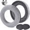 Vroxdrez Cuscinetti di ricambio (grigio),Pad auricolari morbidi e spessi compatibili con DT 770 Pro, DT 880 Pro e DT 990 Pro,Compatibili con cuffie Beyerdynamic