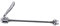 POPETPOP 1 Stück Fahrrad Schnellspannhebel Mountainbike Reifen Zahnrad Hinterrad Schnellspanner Fahrradspieß Rennrad Teil Schnellspanner Edelstahl Silber