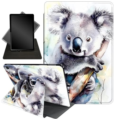Case for All-New Fire 7 Tablet (12th Generation, 2022 Release),360 Degree Rotating Stand Smart Protective Cover Case for Fire 7 inch (2022 Release),Cute Sloth