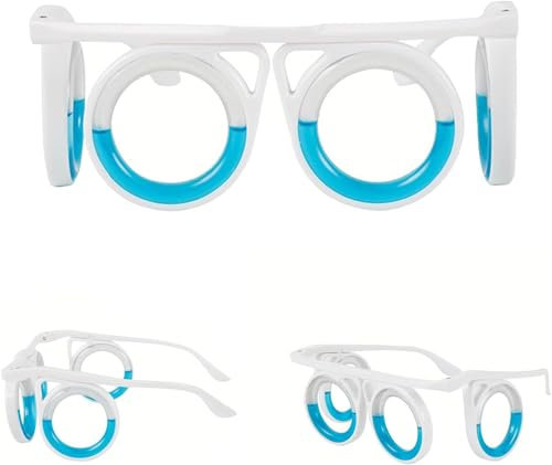 AntiüBelkeitsbrille,Motion Sickness Brille,Anti ÜBelkeit Brille Auto,Brille Gegen Reisekrankheit,Anti-Bewegungskrankheit,üBelkeit, FlüSsigkeitsbrille, Seekrankheit, Reise-/Kreuzfahrt-Essentials-A