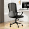 naspaluro Computer Desk Chair 3D Backrest, Ergonomic Office Chairs with Unique Armrests, Home Office Mid-Back Mesh Chair-Black Chairs