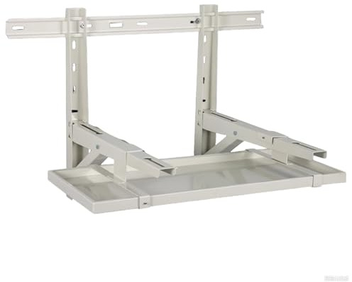 Genérico Soporte de Soporte de Aire Acondicionado con Bandeja de Agua, Soporte de Condensador de Acero galvanizado de Servicio Pesado, Bandeja de Drenaje de Bandeja de Drenaje de Aire Acondicionado