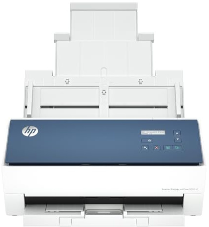 HP ScanJet Enterprise Flow 9000 s1 A3 Sheetfed Scanner | Auto single-pass, 2-sided Document Feeder| 80ppm/160ipm | 100 A3-Page ADF | 1200 dpi | USB 3.0 | Letter; Legal; Executive; A4; A5; A6; B5