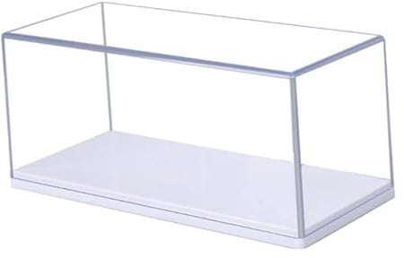 Sharplace Modellauto-Vitrine, stapelbare Schutzbox, vielseitige transparente Aufbewahrungsbox für Sammlerstücke und Spielzeugautos, Maßstab 1 87