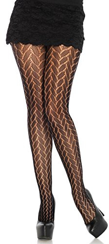 Leg Avenue womens Vintage Fishnet Lace Tights
