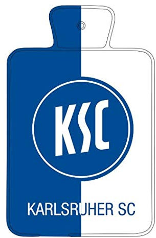 Karlsruher SC Wärmflasche blue & white Fassungsvermögen: 2 Liter - Material: 100% Naturkautschuk