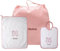 Coccole - Set Materna Personalizzato - Set Asilo Personalizzato con Nome Bavaglino, Sacca e Asciugamano - Set Asilo Personalizzato 3pz Bimbo/Bimba - Farfalla Rosa
