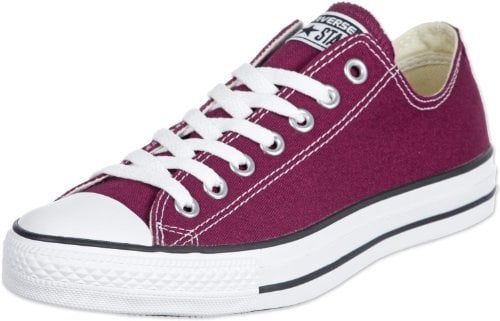 Converse All Star Low Trainers Maroon Canvas - 9 UK