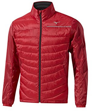 Mizuno Herren Move Tech Jacke, Rot-Tango Red, S
