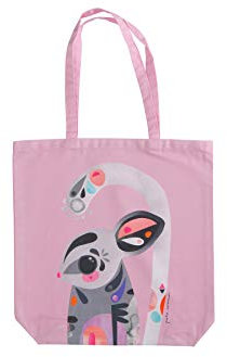 MAXWELL & WILLIAMS Große Tragetasche, Motiv Papagei, 100% Baumwolle, Mehrfarbig, 42 x 41 cm, mit Print des Australischen Künstlers Pete Cromer, Farbenfrohe Einkaufstasche