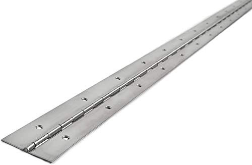 HKB® Hochwertiges Stangenscharnier Edelstahl 1.4301 2R glänzend Klavierband, 1920 x 32 x 0,70mm, V2A nirosta® gelocht, Klavierband Made in Germany