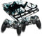 Film de protection autocollant pour jeux console et manettes - En vinyle - Anti-rayures - Spécialement conçu - RX022 (PS4 Pro, n°8 Broken Ice)