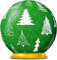 Ravensburger 3D Puzzle-Ball Weihnachtskugel Tannenbaum 11270-54 Teile - für Weihnachtsfans ab 6 Jahren