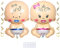 Maigendoo 2 Stück Baby Form Girl Boy Deko Babyparty Deko Set Geschenk zur Geburt eines Mädchen Jungen It's a Girl/Boy Geburt Folienballon Heliumballon Taufe Deko Balloon Baby Shower Dekorationen