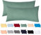 Livessa 2er Set Kissenbezug 40 x 80 cm - Kopfkissenbezug aus%100 Baumwolle Kissenhülle Bügelfrei & Knitterfrei mit Reißverschluss, 40x80cm Pillow Cover, atmungsaktiv, Oeko-Tex Zertifiziert