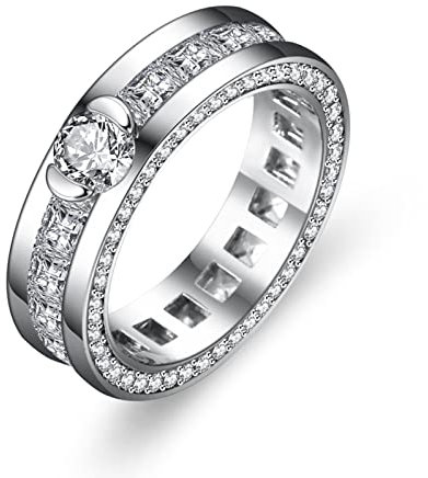 KMKM Ring 925 Sterling Silber Kettenringe Für Frauen Paare Vintage Handgemachte Twisted Geometrische Fingerschmuck Partygeschenke