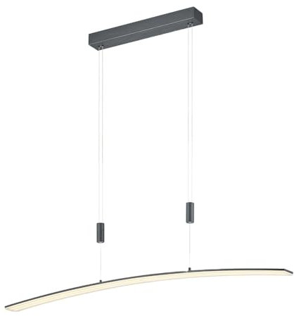 B-Leuchten LED Pendel New Loire Anthrazit