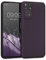 kwmobile Handyhülle kompatibel mit Xiaomi Redmi Note 11 / Note 11S Hülle - weiche Silikon Case metallisch schimmernd in Metallic Brombeere