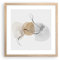 Poster Rahmen helle Eiche Abstrakt minimalistisch Aquarell Deko 40x40cm Wandposter Wandbilder Dekoration Wohnzimmer Schlafzimmer Küche Wanddeko Bild Wand Kunstdruck Modern Wall Art P2NAC40x40-4827