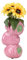 BestAlice Vase à fraises pour fleurs, joli vase décoratif en céramique, arrangement créatif de fraises pour la maison et le bureau (rose)