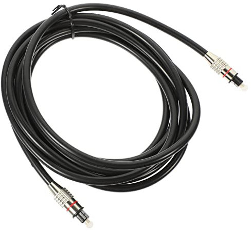 VILLFUL Fiber Optic Audio Cable Tv Optical Audio Cable 3.5mm Adapter Gold Plated 6.0m Long