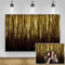 Renaiss 3x2m Vinyl Fotohintergrund Schwarz Gold Glänzend (kein Glitter) Fotohintergrund Verträumt Thema Hochzeit Geburtstag Festival Party Dekoration Kinder Erwachsene Foto Requisiten