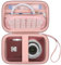 Canboc Tragetasche für Kodak PIXPRO FZ55/FZ45/FZ43/FZ53 16MP Digitalkamera, Video Vlogging Kameratasche, Reißverschluss Mesh Tasche Fit Kabel, Roségold (nur Fall)