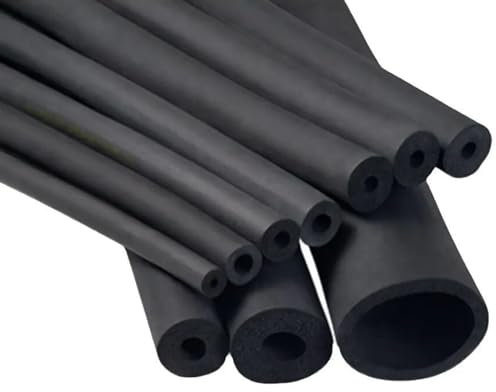 Tubes D'isolation Anti-Gel D'extérieur, Isolation De Tuyau En Mousse, Isolation Tuyaux Chauffage 1.7m Longueur, Tuyau En Caoutchouc Climatiseur Diamètre Intérieur 6mm-110mm Ignifuge Thermique ( Taille