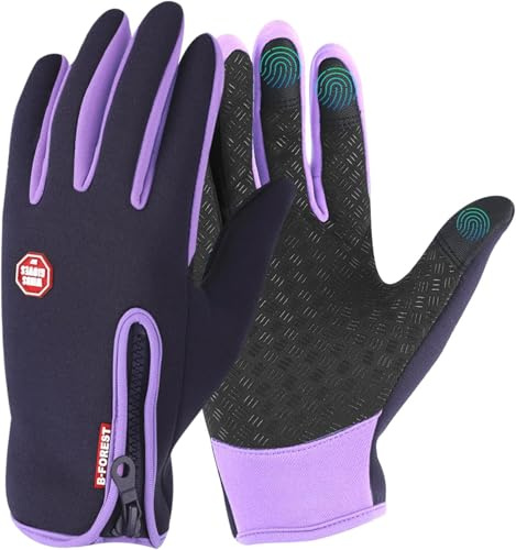 Winter Thermal Gloves For Cycling Bike Riding Driving Golf Netball Touchscreen Windproof Anti-Slip Warm Handwear Men Women Ladies Gloves For Outdoor Sport Daily Work Running Fishing Walking Climbing