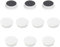 DUJEQM Magnete für Magnettafel - 10 Stück Starke Weiß Kühlschrankmagnete – Runde Magnet Mini Magnete für Whiteboard, Magnetwand & Pinnwand – Klein Magneten, Bunte Tafelmagnete für Küche, Büro, Schule