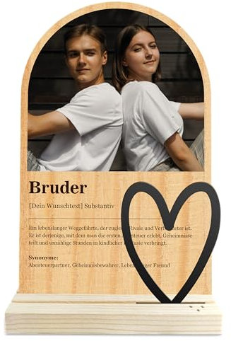 Geschenke für Bruder - Definition wie im Duden Holzbild - Bruder Geschenke, Bruder Geburtstagsgeschenk, Gemälde, Bester Bruder, Geburtstagsgeschenk für Bruder, Bruder Geschenk, Geschenke Bruder