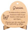 CUBIBOO ART Tarjeta de Agradecimiento en Madera en Forma de Corazón con Soporte - Regalo agradecimiento - Regalos originales para Profesores, Médicos, Amigos, Familiares y Personas Especiales