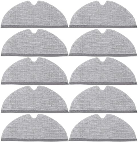 HoHumoca 10 Mopa Accesorios Paños Recambio para Xiaomi Roborock S4 /S50 /S51 /S55 /S5 /S5 Max /S6 /S6 Pure /S6 MaxV /Q5 /Q5 Pro /Q5 Pro+ /Q7 /Q7+ /Q7 Max /Q7 Max+ /Q8 Max /Q8 Max+ /E Series