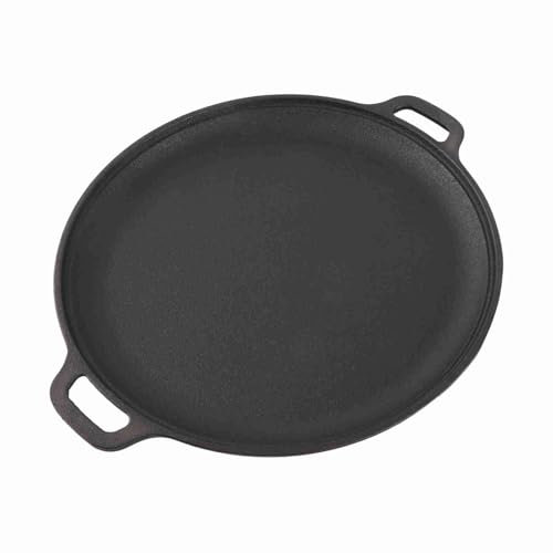 Gusseisen -Pfanne 28 Cm, Robuste Bratpfanne Zum Kochen und Backen, Nicht -Stick -Oberfläche, mit Doppelten Schleifengriffen, Dickes Kochgeschirr, Ideal Zum Grillen und Zum