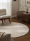 Hanse Home Wollteppich Eleni - Natur Wohnzimmerteppich Rund - Handgetuftet - Hygge Skandi, Boho Teppich Wolle für Wohnzimmer, Schlafzimmer, Esszimmer, Flur - Natur Weiß, Ø150cm