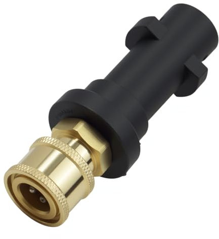 Hose Connector Adapter Compatible with karcher, Pressure Washer Gun Adapter with 1/4'' Brass Female Quick Connect Compatible with Karcher/Kärcher K Series K2, K3, K4, K5, K6, K7 High Pressure Washer