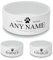 Personalised Ceramic Dog Bowl - Large White Pet Food Dish with Taste Tester Design - Custom Name Dog Bowl 18cm Wide x 7cm Deep - Ideal for Medium to Large Dogs