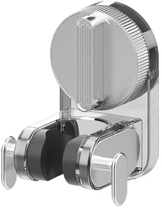 Shower Head Holder Suction,Shower Handle Holder Suction Cup | No Drilling Showerhead Hanger Bracket for Bathroom Camping Outdoor RV Travel Convenience