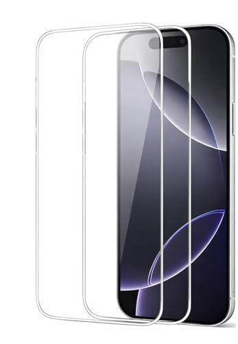HCT STYLE Pellicola Vetro Temperato per iPhone 14 Pro Max, 2 Pezzi, HD